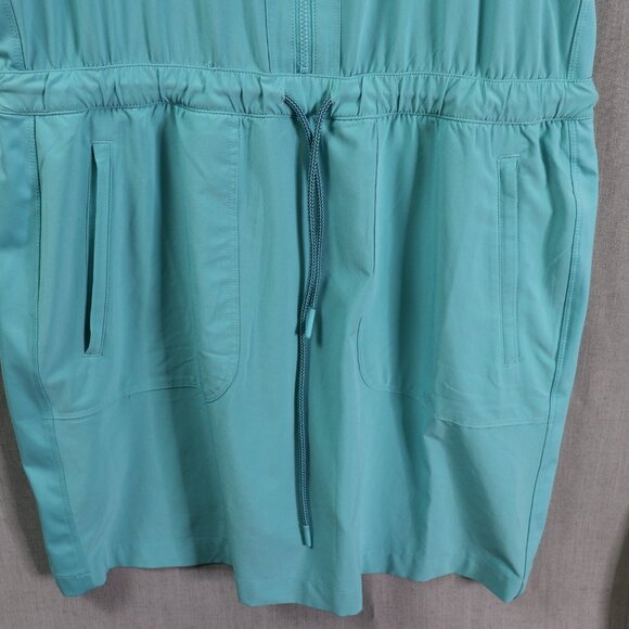 Athleta Expedition Dress Womens 8 Athletic Dress Built-In Shorts Aqua Green - Picture 4 of 10